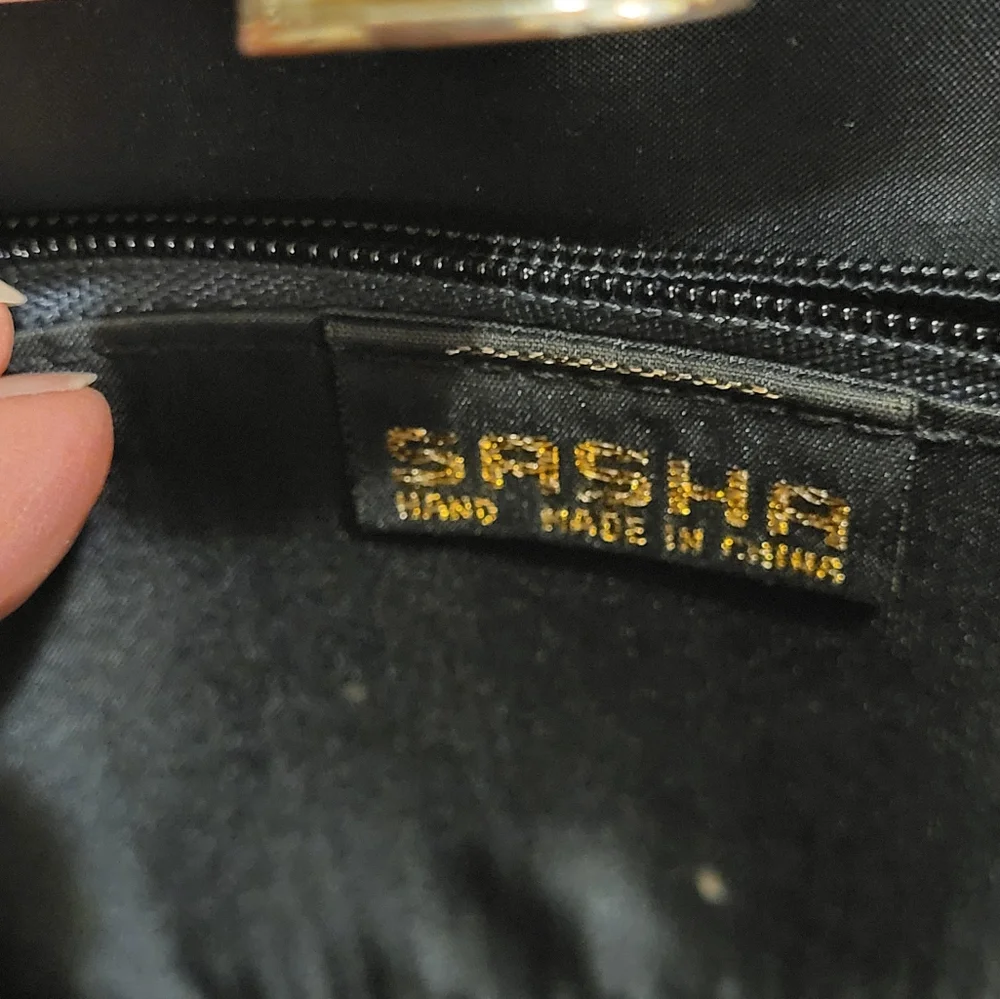 Chic Vintage Gold Women's Clutch Made By Sasha